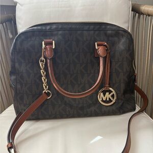 Michael Kors Brown Signature Satchel